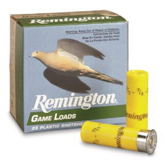 Remington, Lead Game Loads, 20 Gauge, 2 3/4" 7/8 ozs., 25 Rounds