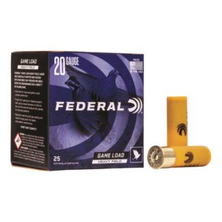 Federal, Game-Shok Heavy Field, 20 Gauge, 2 3/4", 1 oz. Shotshell, 25 Rounds