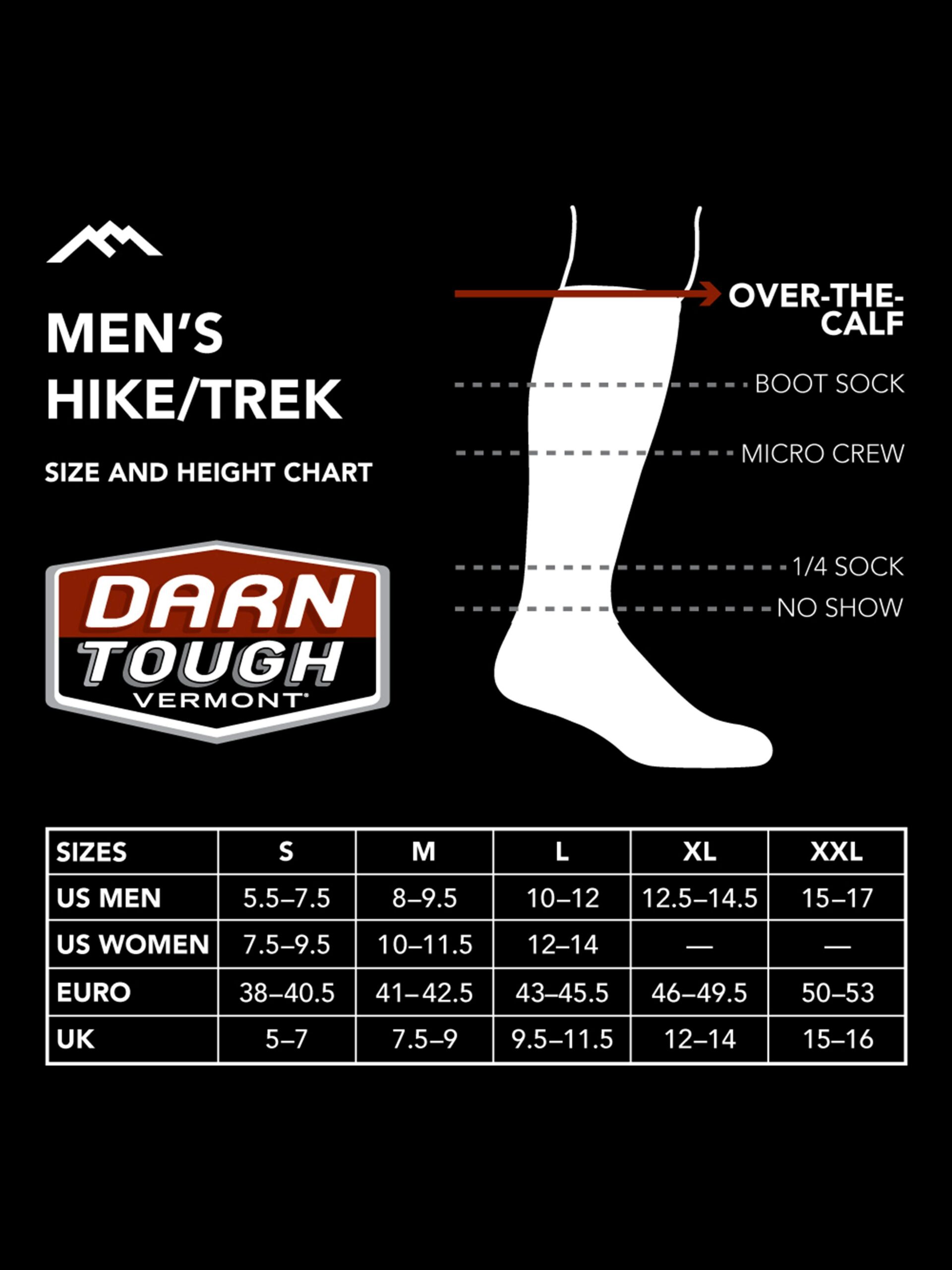Marmot Darn Tough Men's Steep Lines Over-the-Calf Lightweight Ski & Snowboard Socks in Darn Tough Eclipse | Merino Wool - Image 5