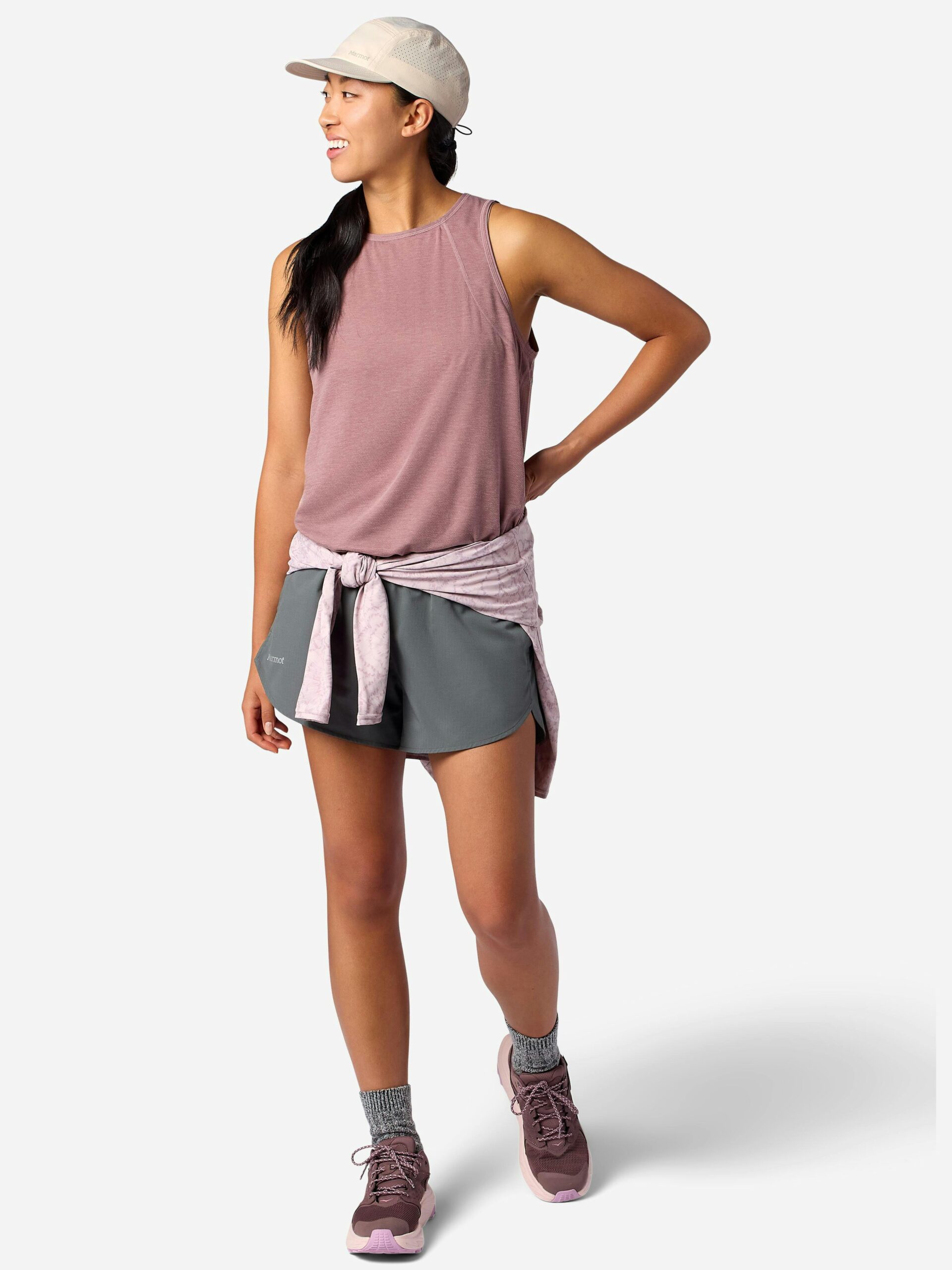 Marmot Women's Uptrail Active Tank Top (Spring 2026) in Light Mauve - Image 6
