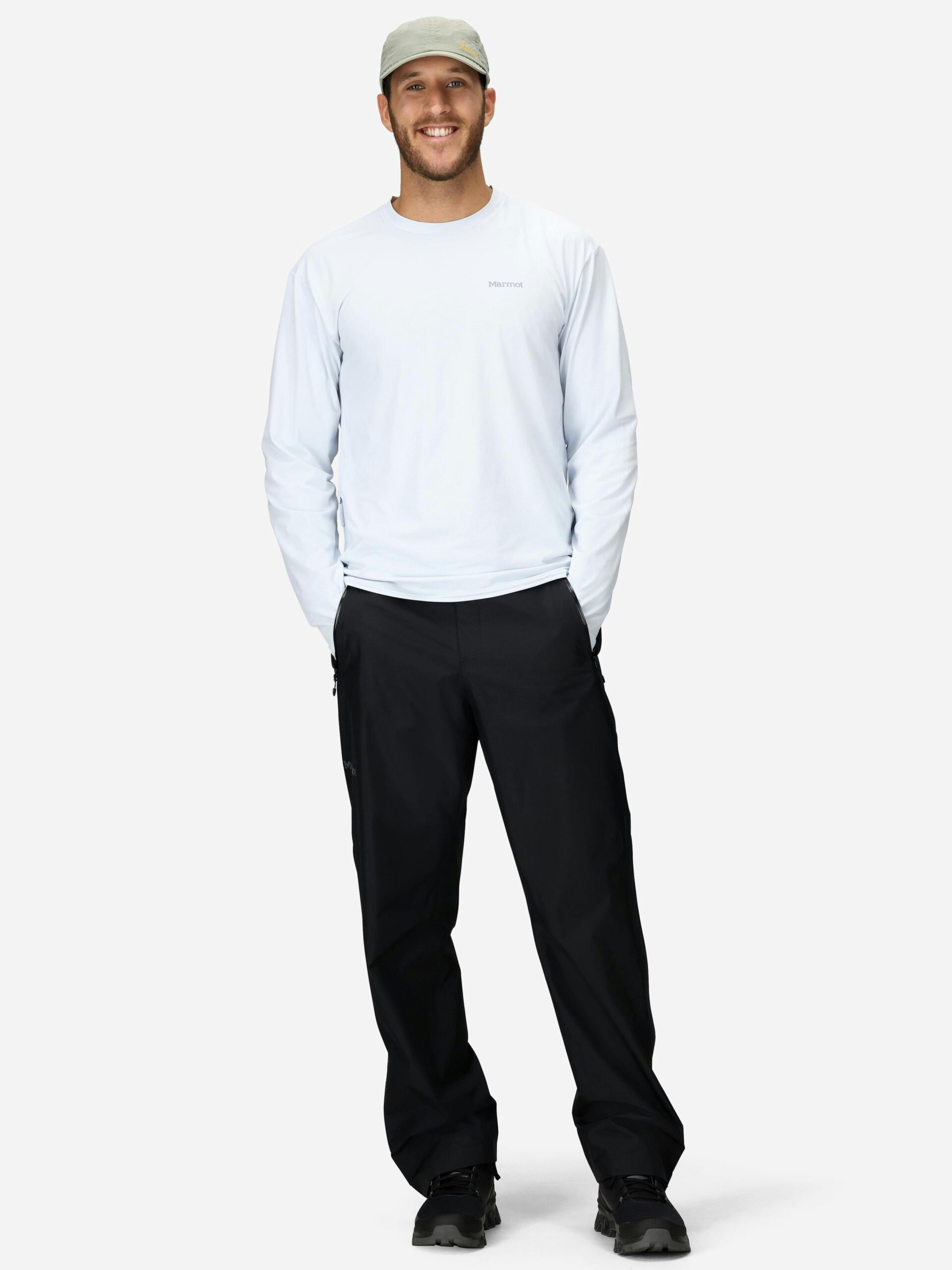 Marmot Men's Minimalist Pertex® Rain Pant in Black - Image 4