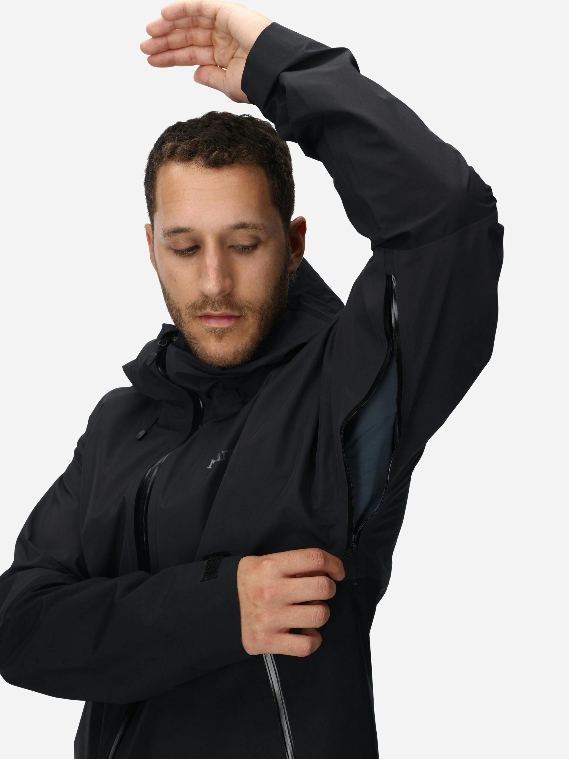 Marmot Men's Seeker GORE-TEX® C-Knit Rain Jacket in Black - Image 6