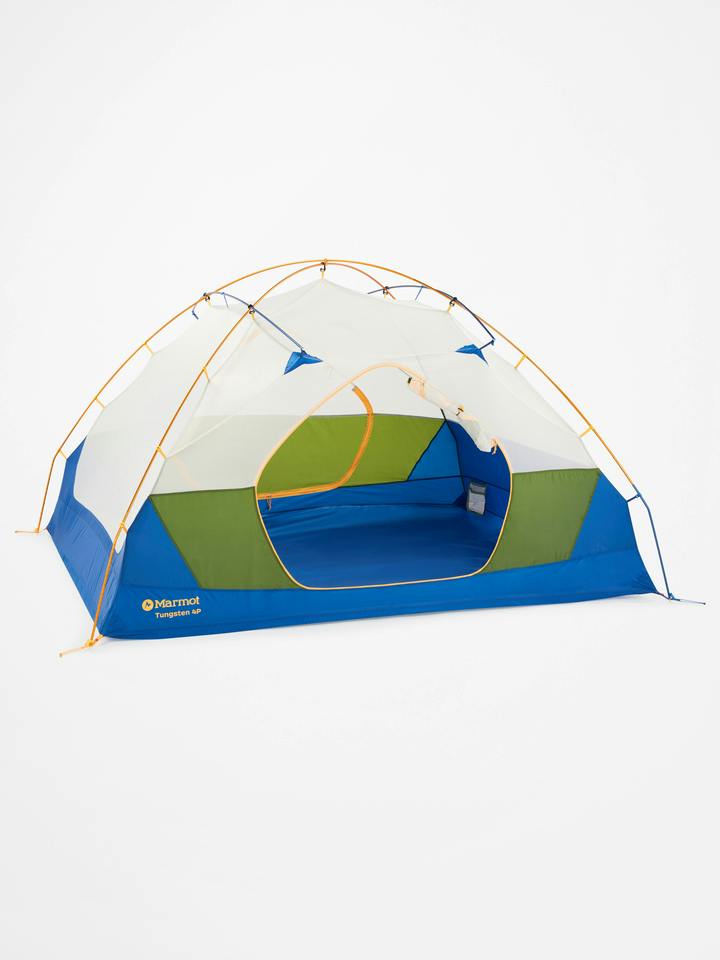 Marmot Tungsten 4-Person Tent in Foliage/Dark Azure - Image 6