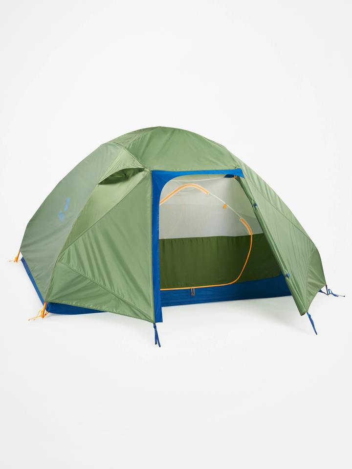 Marmot Tungsten 4-Person Tent in Foliage/Dark Azure - Image 4