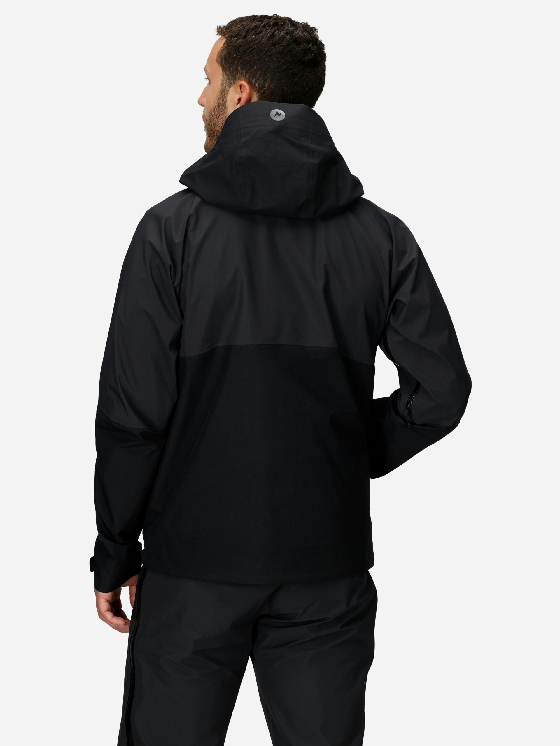 Marmot Men's Seeker GORE-TEX® C-Knit Rain Jacket in Black - Image 3