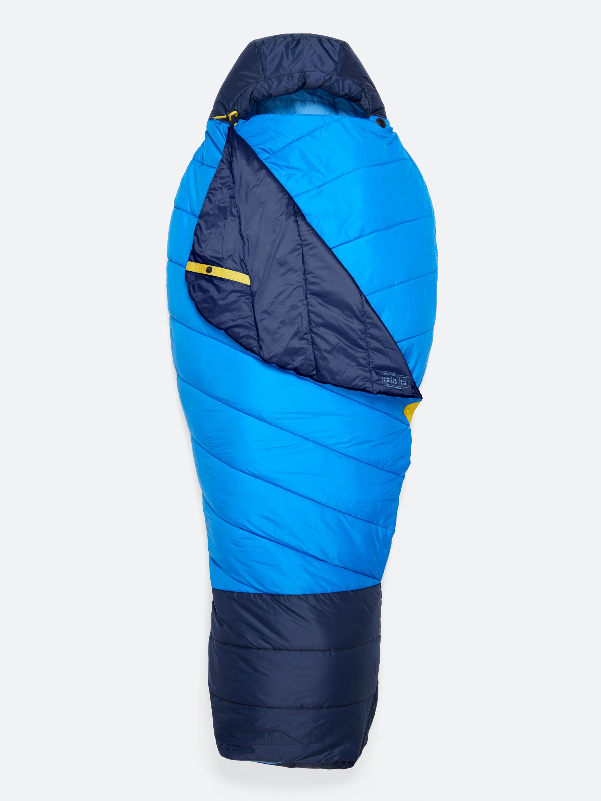 Marmot Wraptor Synthetic 20° Long Sleeping Bag in Dark Indigo/Bleu D'Azure - Image 4