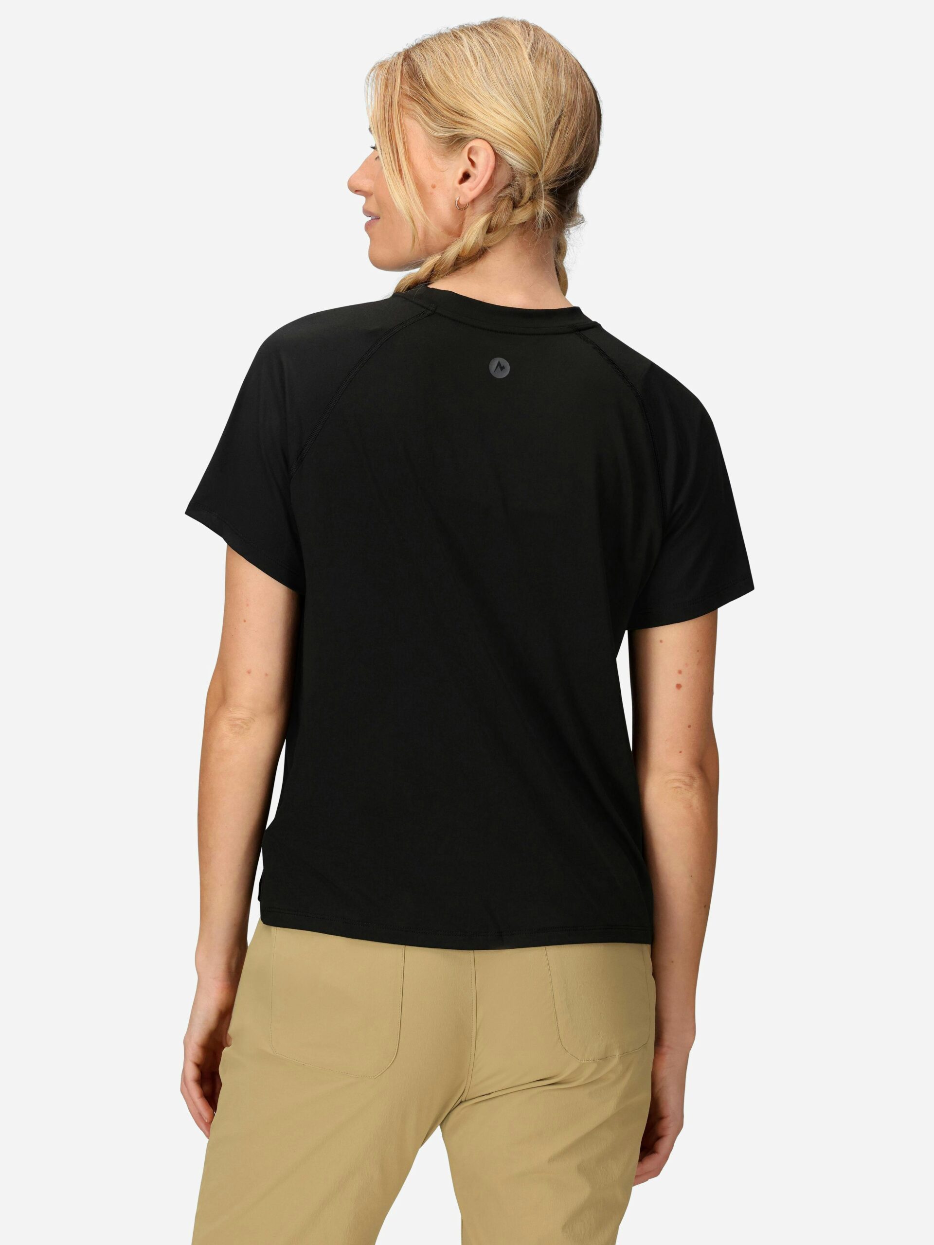 Marmot Women's Windridge UPF 50 Short-Sleeve T-Shirt (Spring 2026) in Black - Image 3