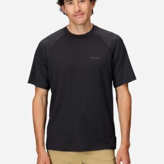 Marmot Men's Windridge UPF 50 Short-Sleeve T-Shirt in Black