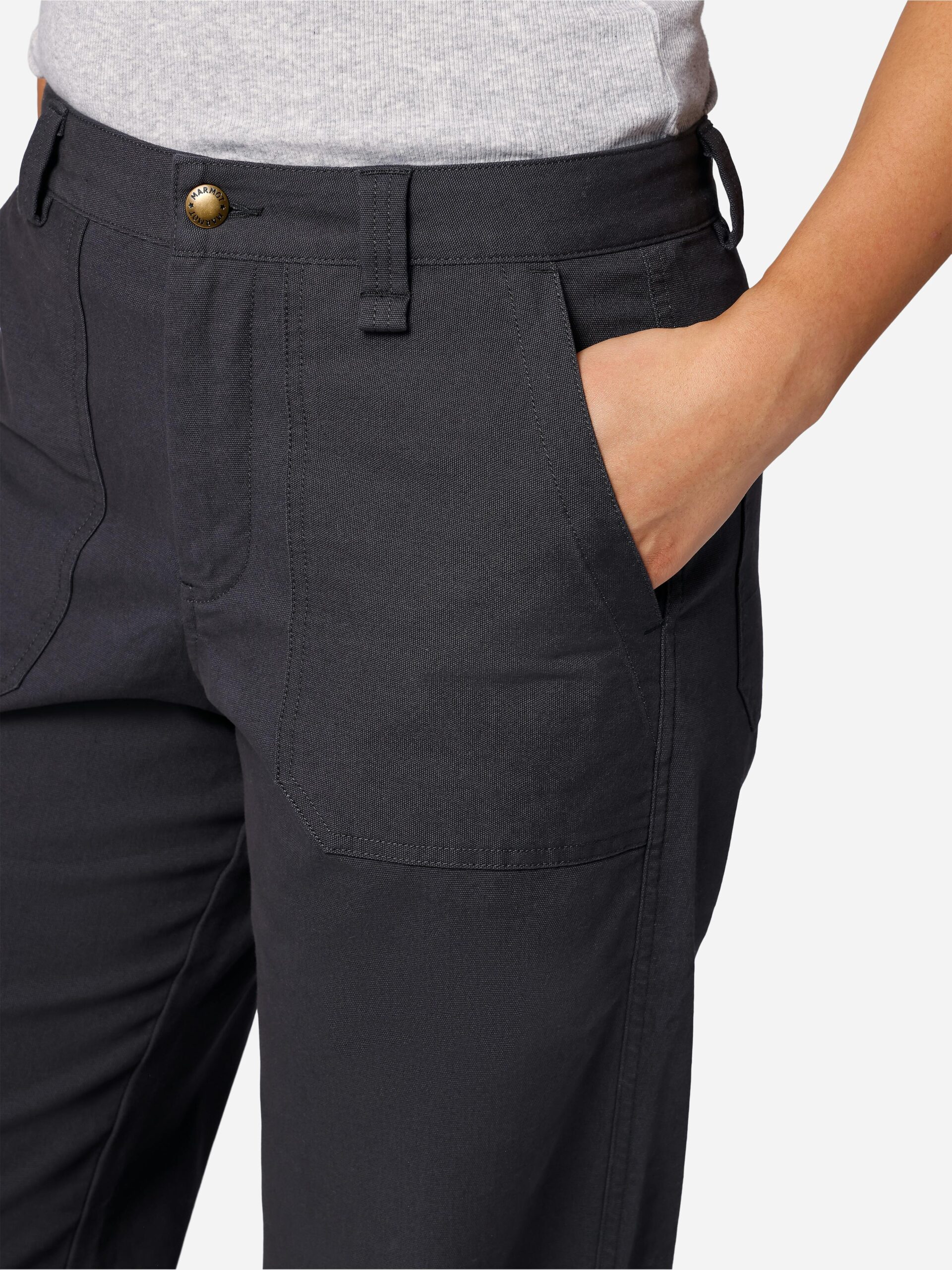 Marmot Women's Kick Around Pant in Blackened | Cotton - Image 5