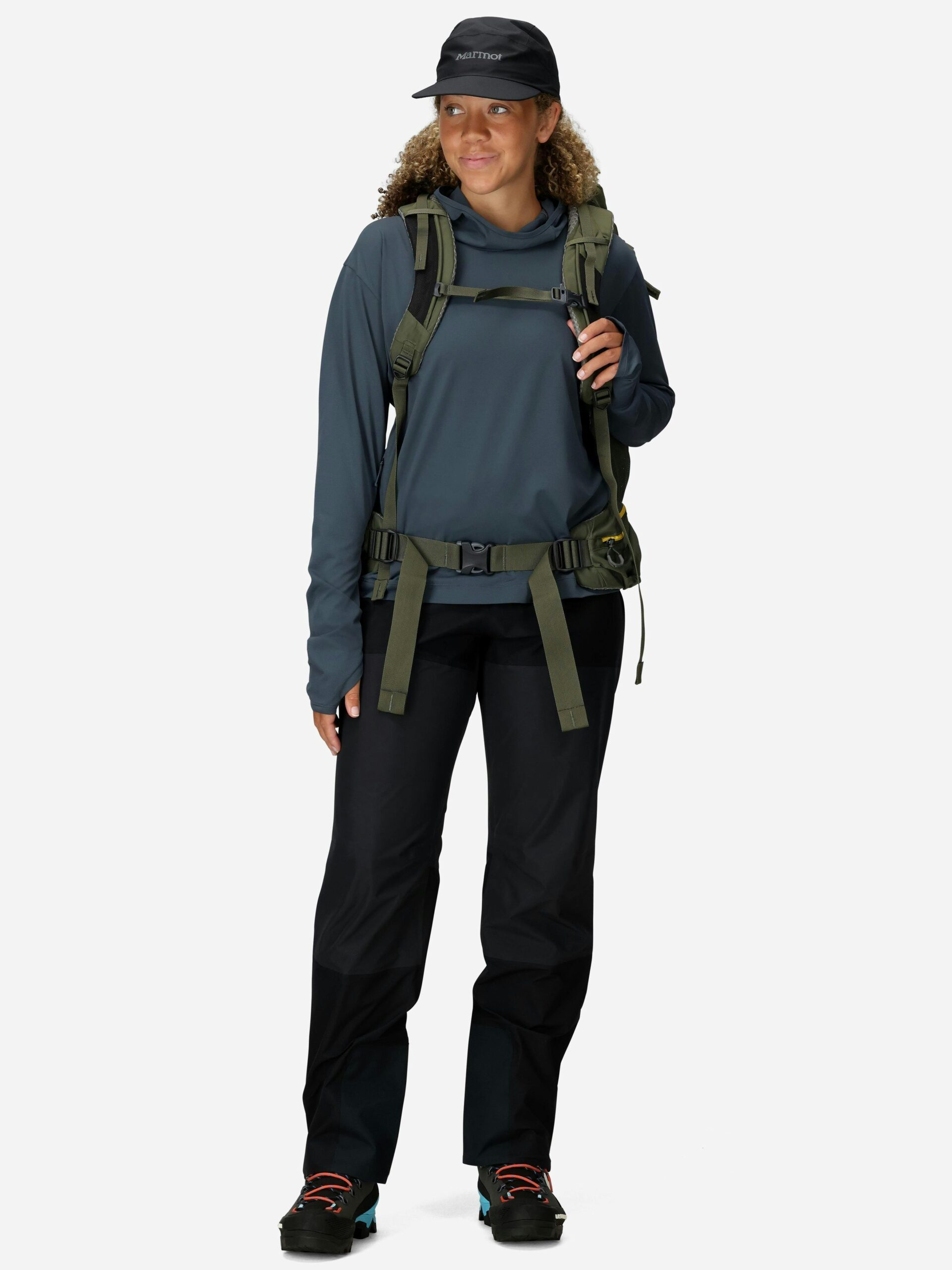 Marmot Women's Seeker GORE-TEX® C-Knit Rain Pant (Spring 2026) Jacket in Black - Image 4