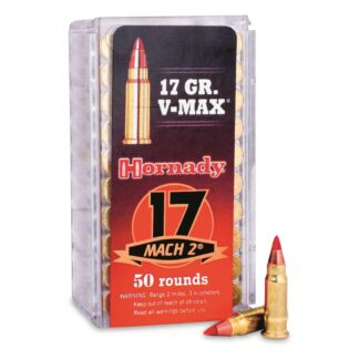 Hornady Varmint Express Rimfire, .17 HM2, V-MAX, 17 Grain, 50 Rounds