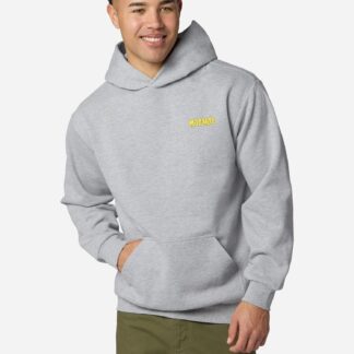 Marmot Men's Marty Goggles Hoodie Shirt in Grey Heather | Recycled Cotton