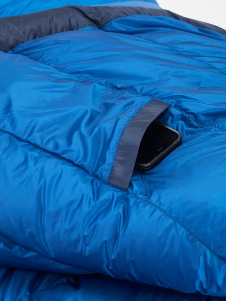 Marmot Helium Down 15° Sleeping Bag - Long in Arctic Navy/Dark Azure - Image 6