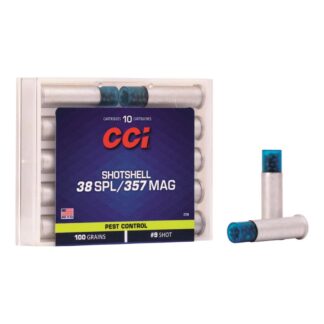 CCI #9 Pistol Shot Shells, .38 Special/.357 Mag., 100 Grain, 10 Rounds