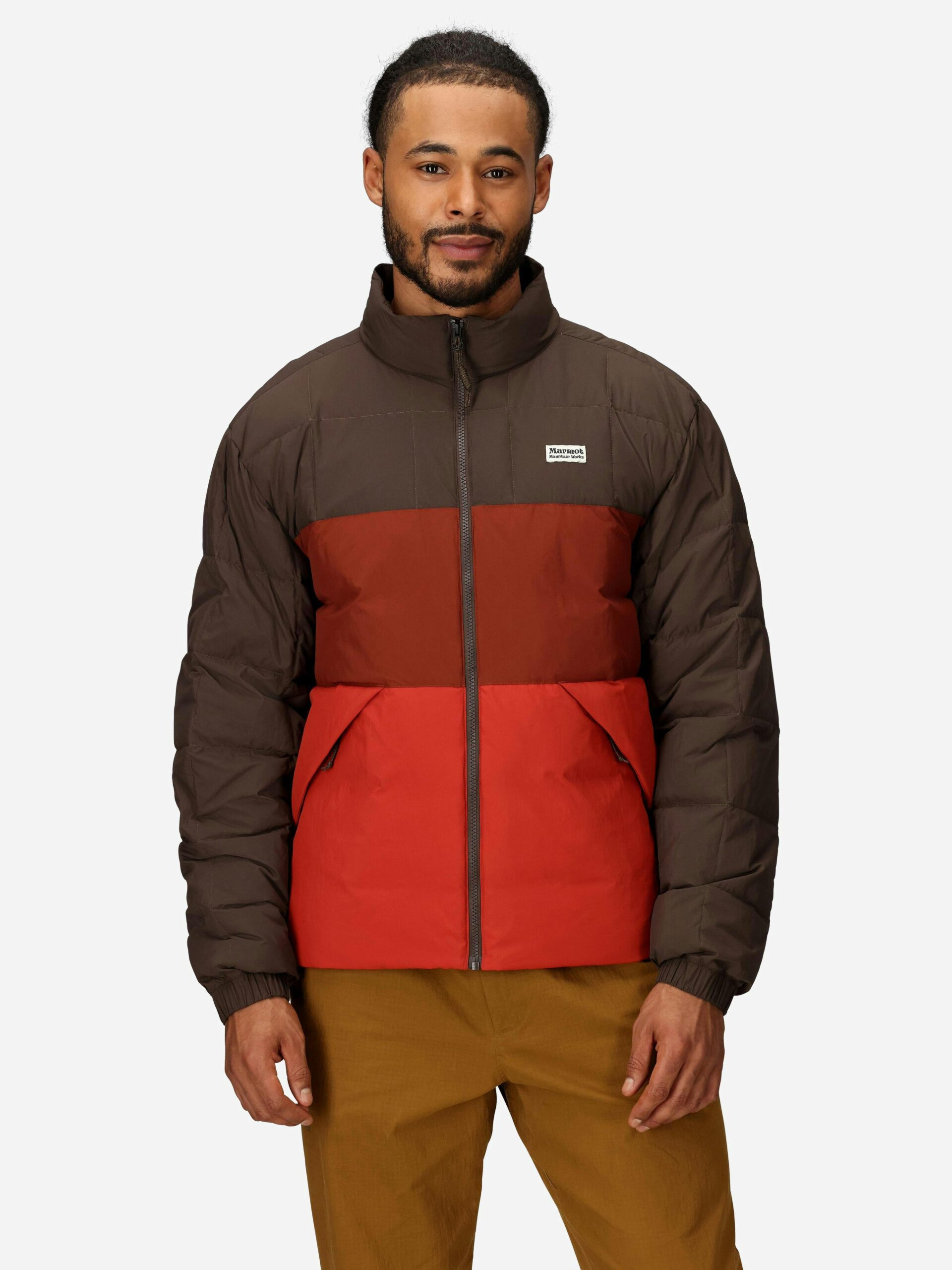 Marmot Men's Ares Down Jacket (Fall 2025) in Hickory Nut/Pecan/Sumac - Image 2