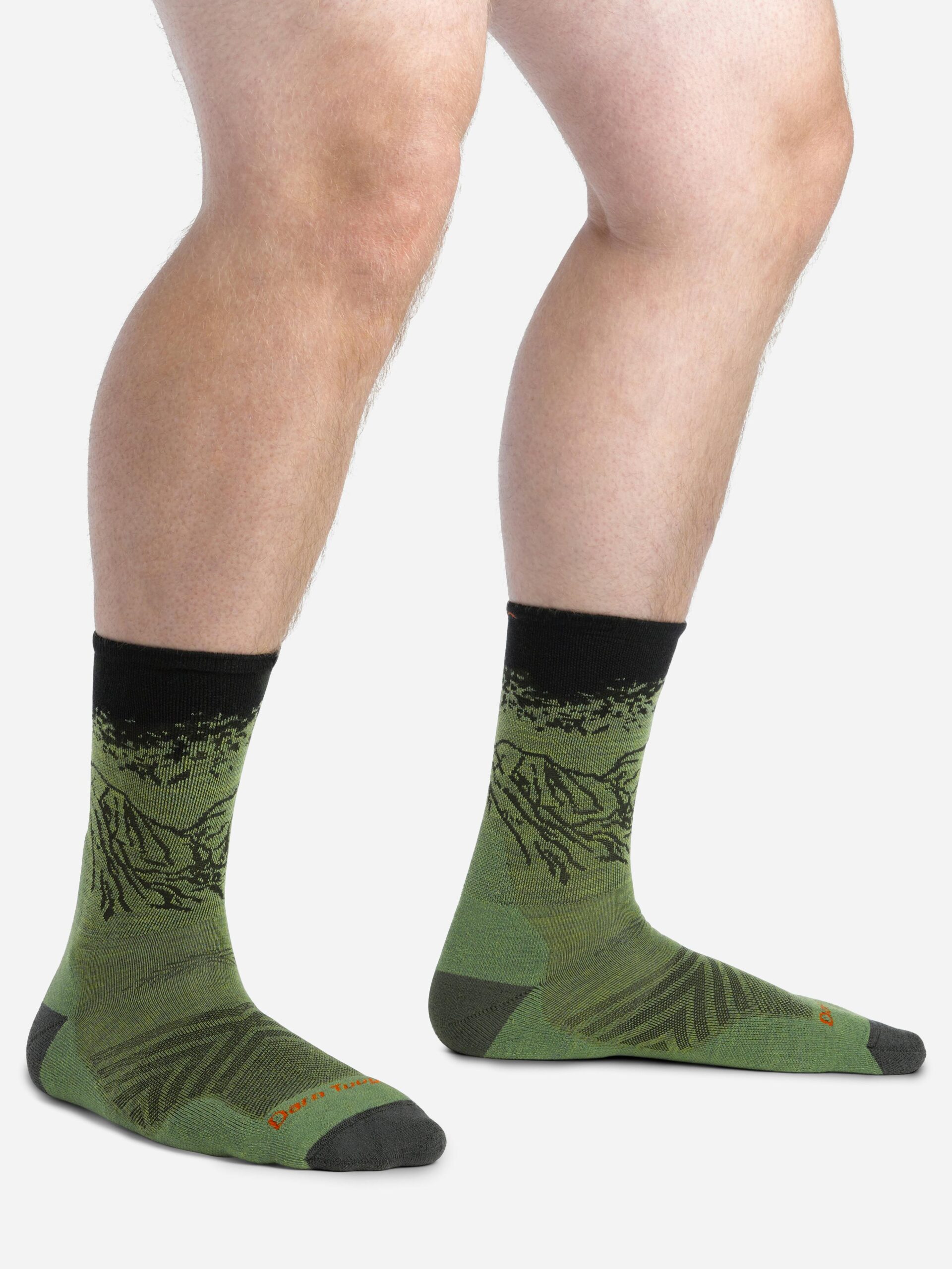 Marmot Men's Vert Micro Crew Ultra-Lightweight with Cushion Running Socks in Darn Tough Lichen | Merino Wool - Image 4