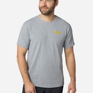 Marmot Men's Short-Sleeve Marty Goggles T-Shirt in Grey Heather | Recycled Cotton