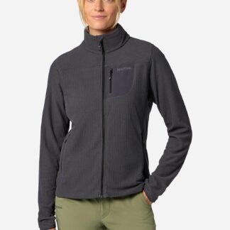 Marmot Women's AirFleece Performance Full-Zip Jacket in Blackened