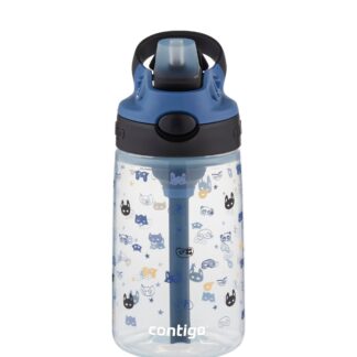 Contigo® Kids Straw Water Bottle with AUTOSPOUT® Lid | 14oz | Masks