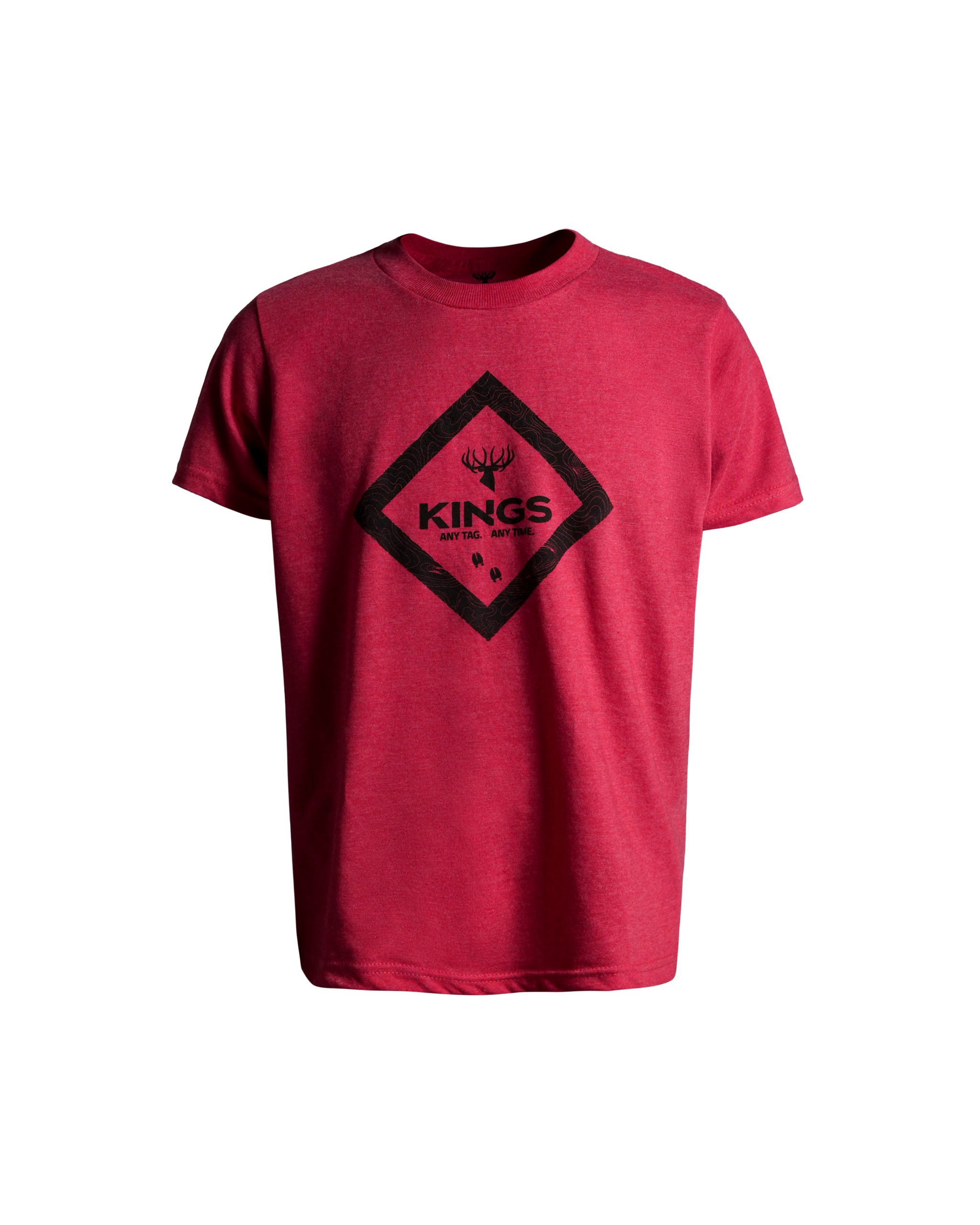 Kids Topo Tee - Heather Red / L