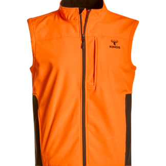 Blaze Orange Soft Shell Vest - Blaze Orange / 2X-Large
