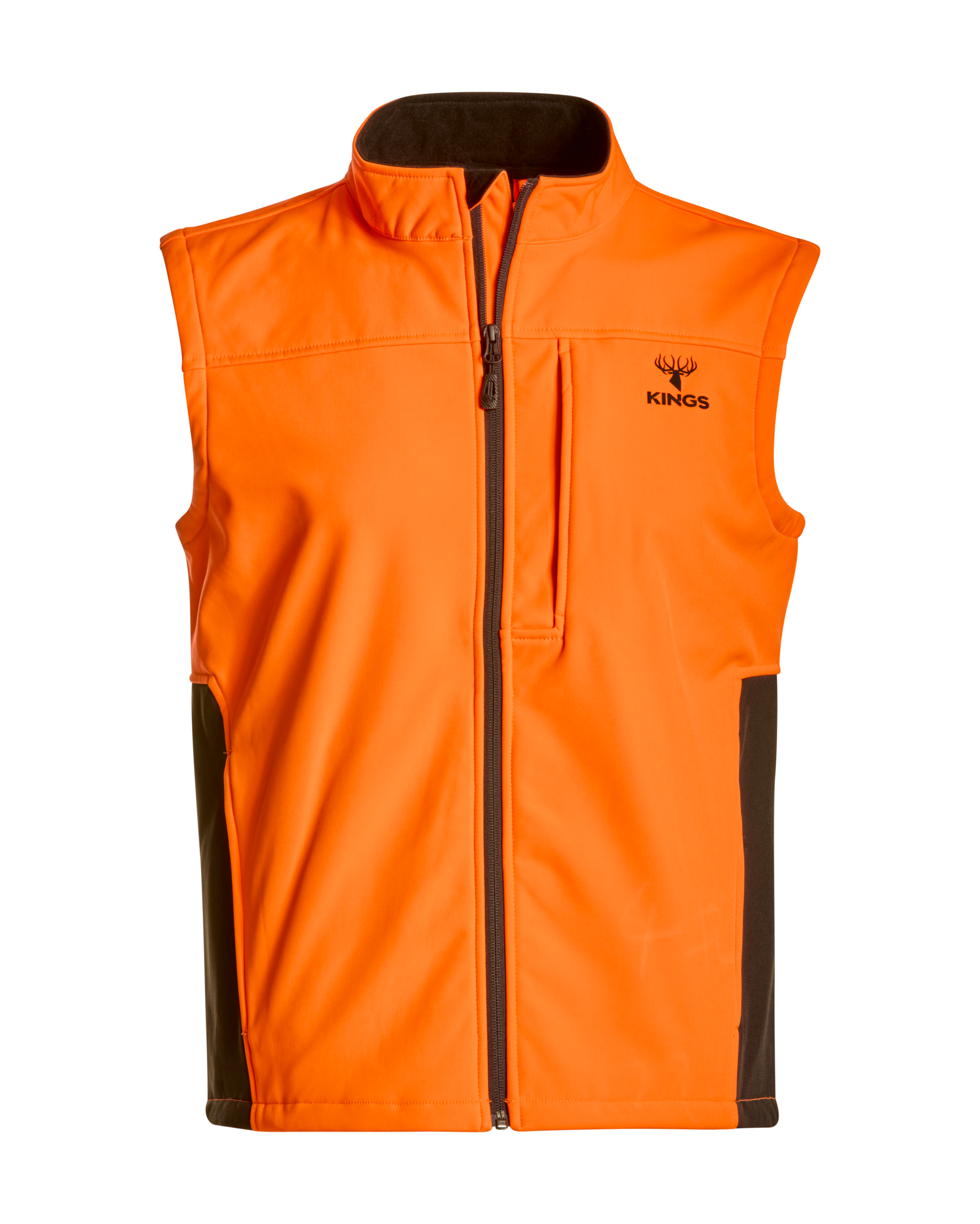 Blaze Orange Soft Shell Vest - Blaze Orange / 2X-Large