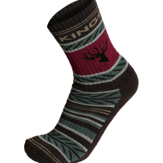 Kings Graphic Logo Socks - Kings Logo/Brown / L