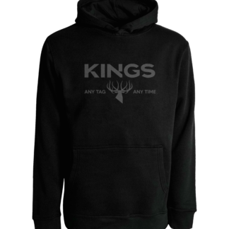 Kings Logo Hoodie - Black / 2XL