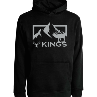 kings bugle hoodie - Black / 2XL