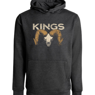 kings ram hoodie - Charcoal / 2XL