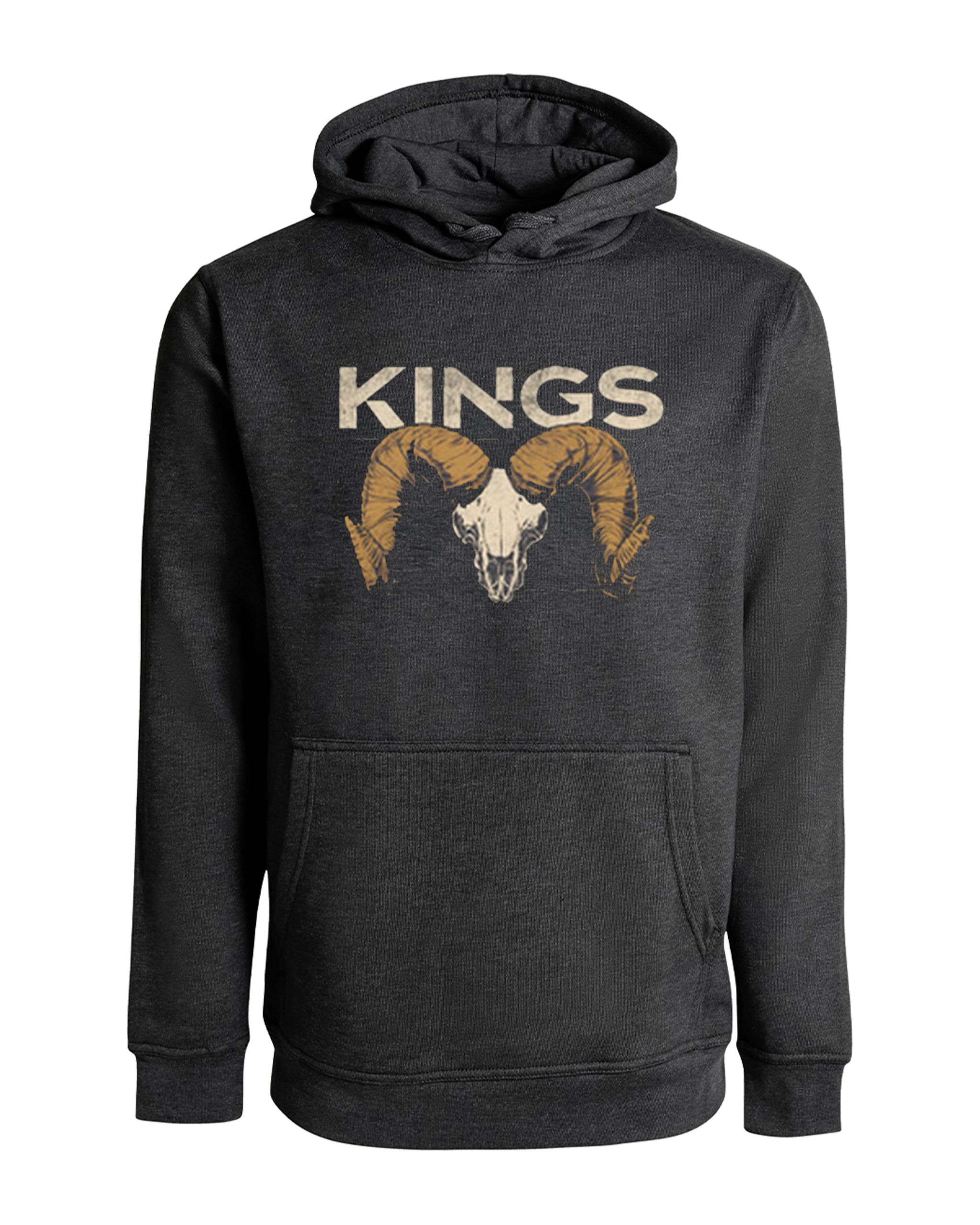 Kings Ram Hoodie - Charcoal / 2XL