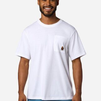 Marmot Men’s Marty Short-Sleeve Pocket T-Shirt (Spring 2026) in White | Recycled Cotton