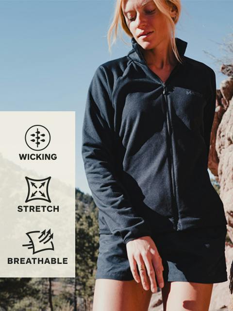 Marmot Women's Leconte Tech Grid Fleece Half-Zip (Fall 2025) Shirt in Sumac - Image 5
