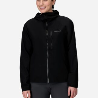 Marmot Women's Superalloy Bio Rain Jacket in Black