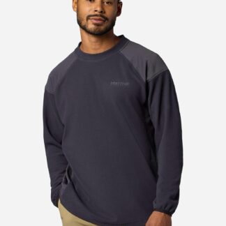 Marmot Men's Rockbound Fleece Pullover in Blackened