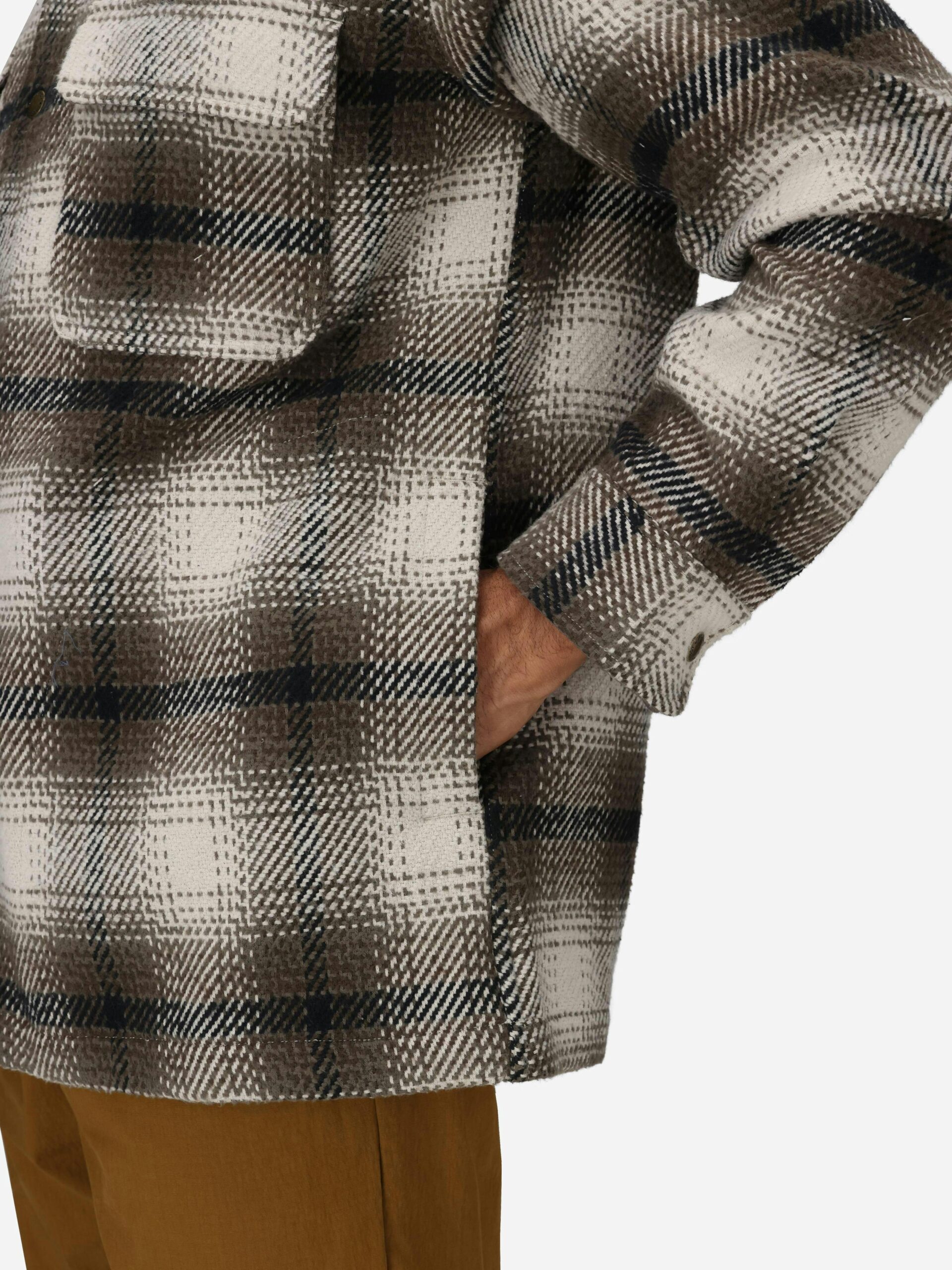 Marmot Men’s Open Weave Heavyweight Flannel Overshirt (Fall 2025) in Birch Bark | Cotton - Image 5