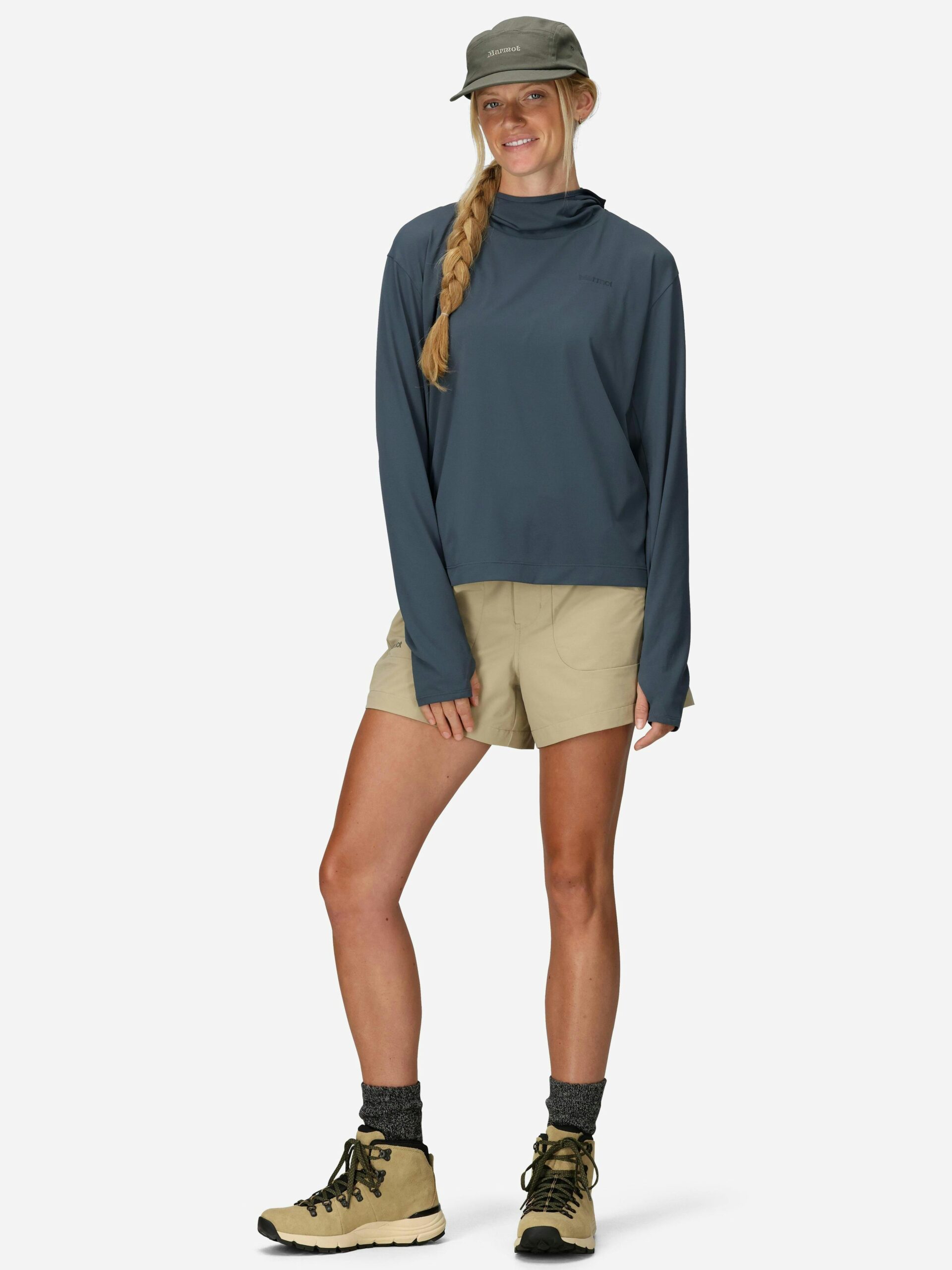 Marmot Women's AirExchange UPF 40 Shorts 4" in Chinchilla - Image 4