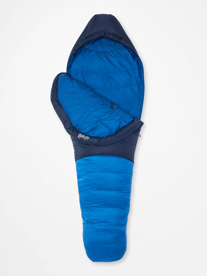 Marmot Helium Down 15° Sleeping Bag - Long in Arctic Navy/Dark Azure - Image 3