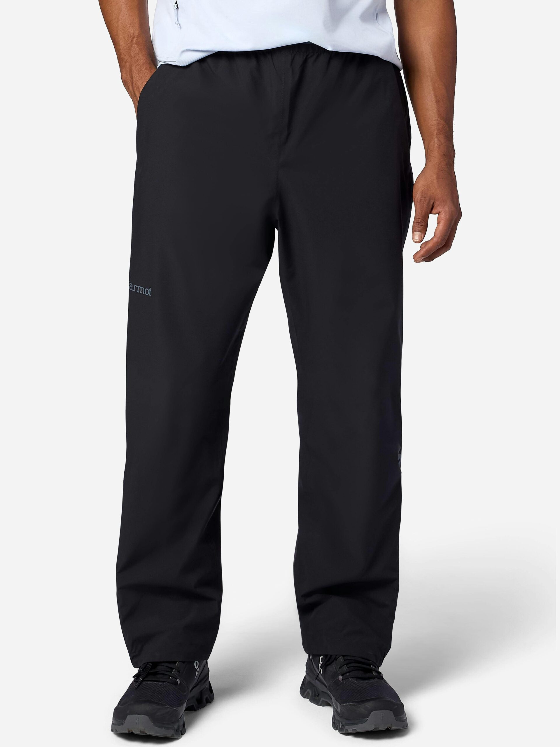 Marmot Men's PreCip® Evo Flex Rain Pants in Black - Image 2
