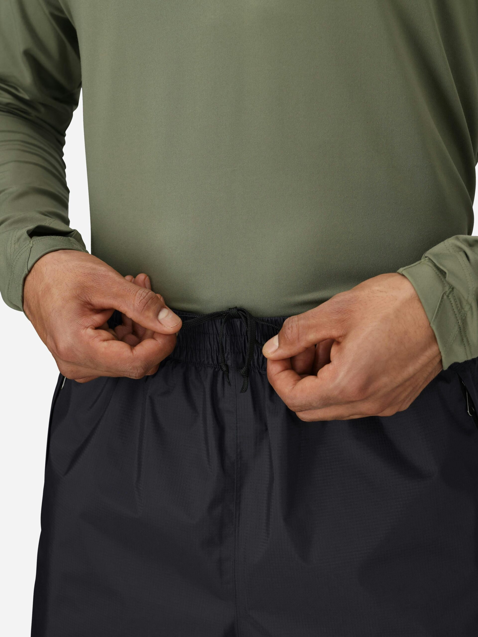 Marmot Men's PreCip® Eco Rain Pants in Black - Image 5