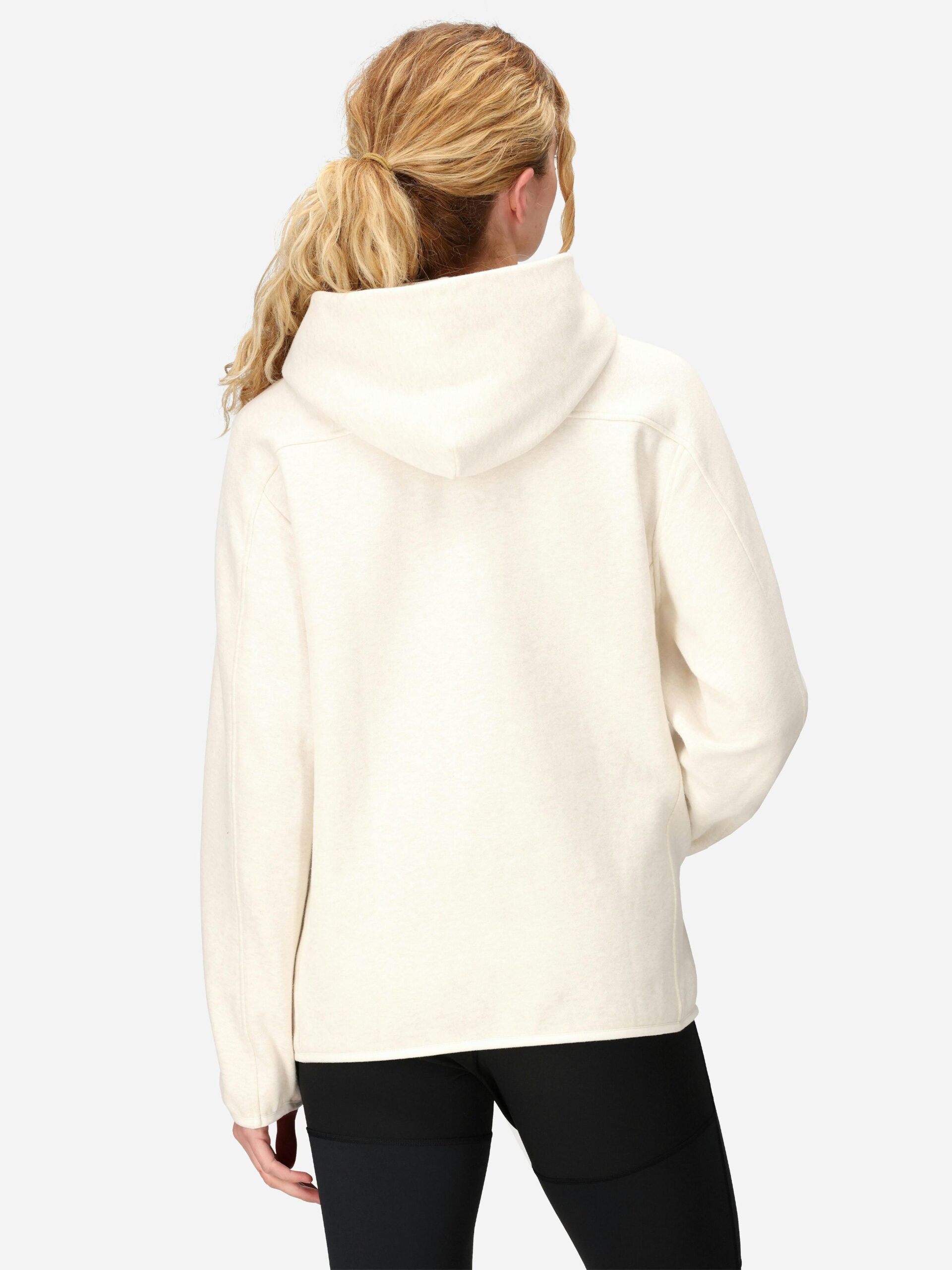 Marmot Women's Peak Cozy Hoody (Fall 2025) in Pearl Heather | Cotton - Image 3
