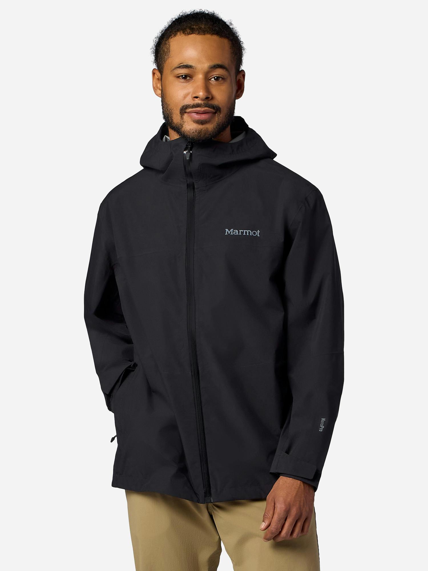 Marmot Men's PreCip® Evo Flex Rain Jacket in Black