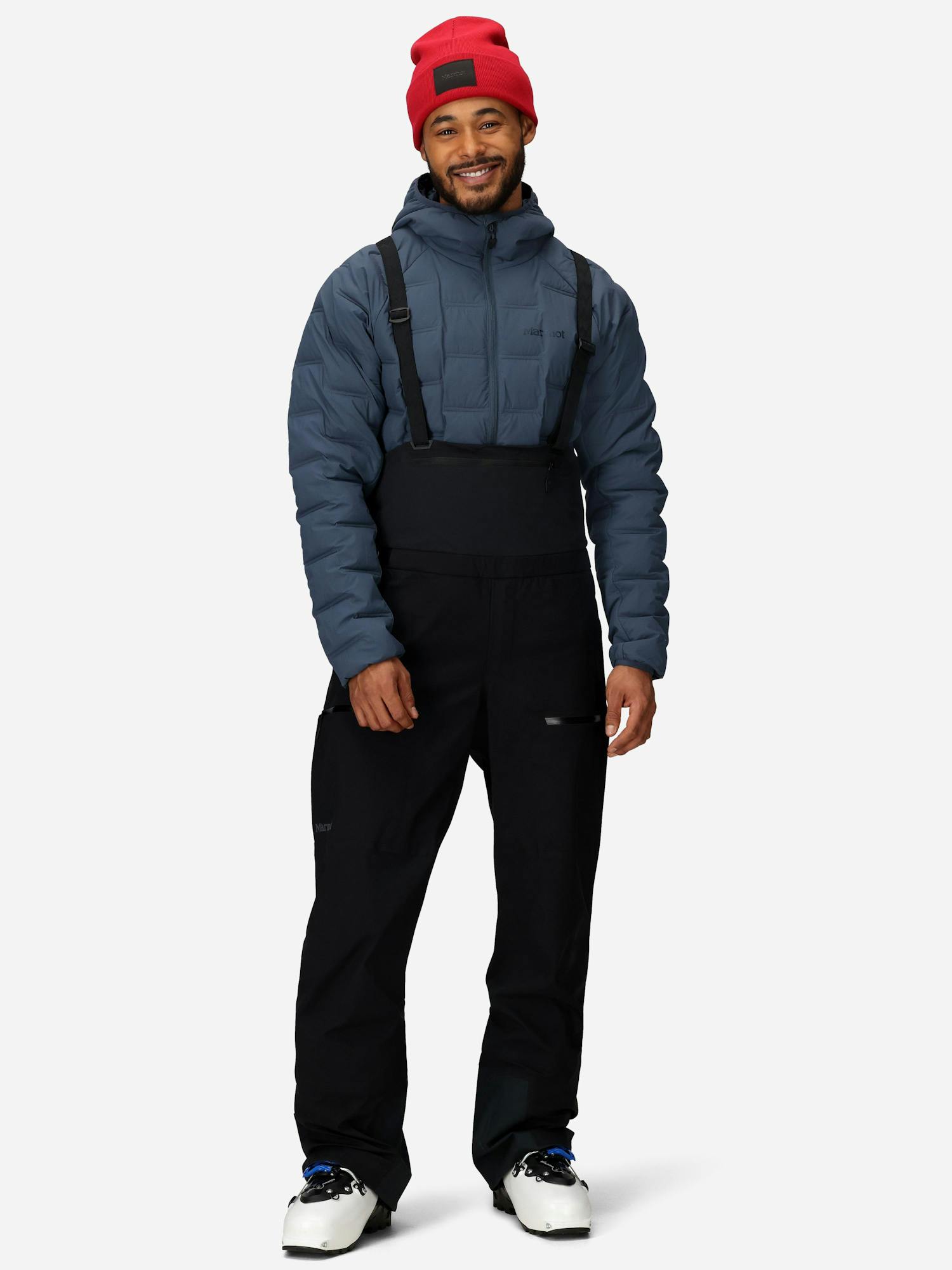 Marmot Solitude UL Bio 1/4 Bib (Fall 2025) in Black