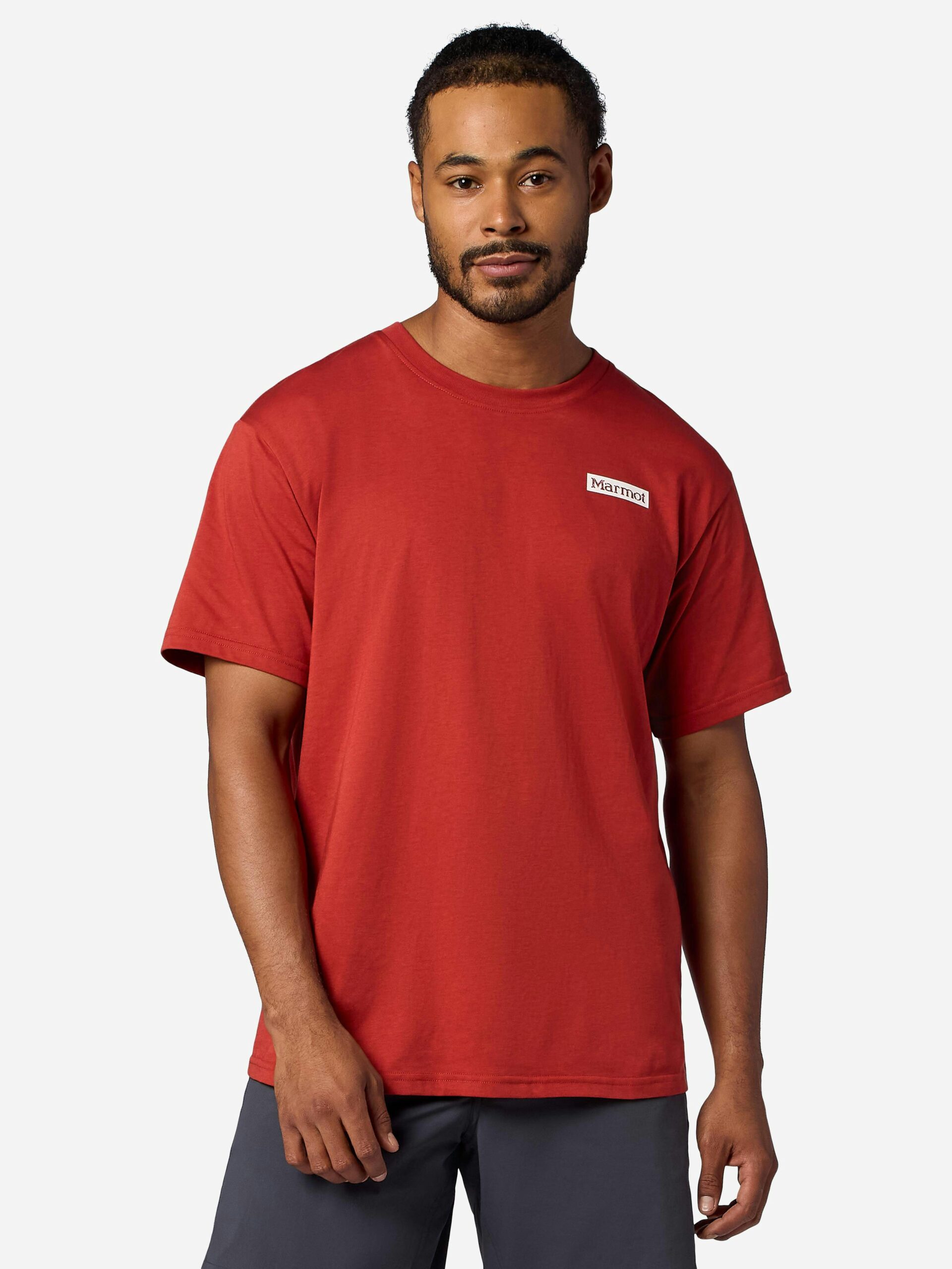 Marmot Men's Scenic Short-Sleeve T-Shirt (Spring 2026) in Sumac | Recycled Cotton - Image 3