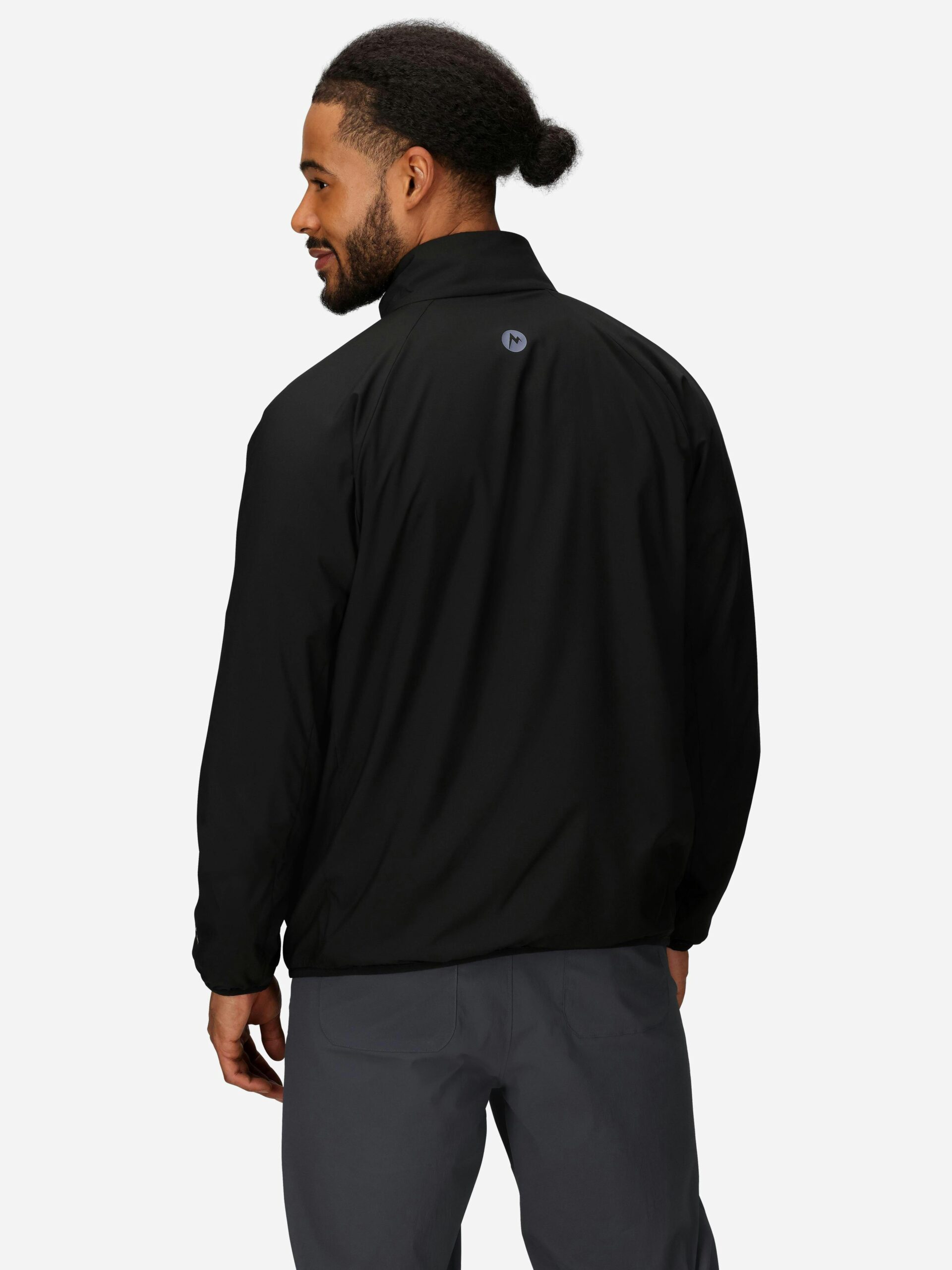 Marmot Men’s PrimaLoft® Evolve Aerothermal 1/2 Zip Jacket in Black - Image 3
