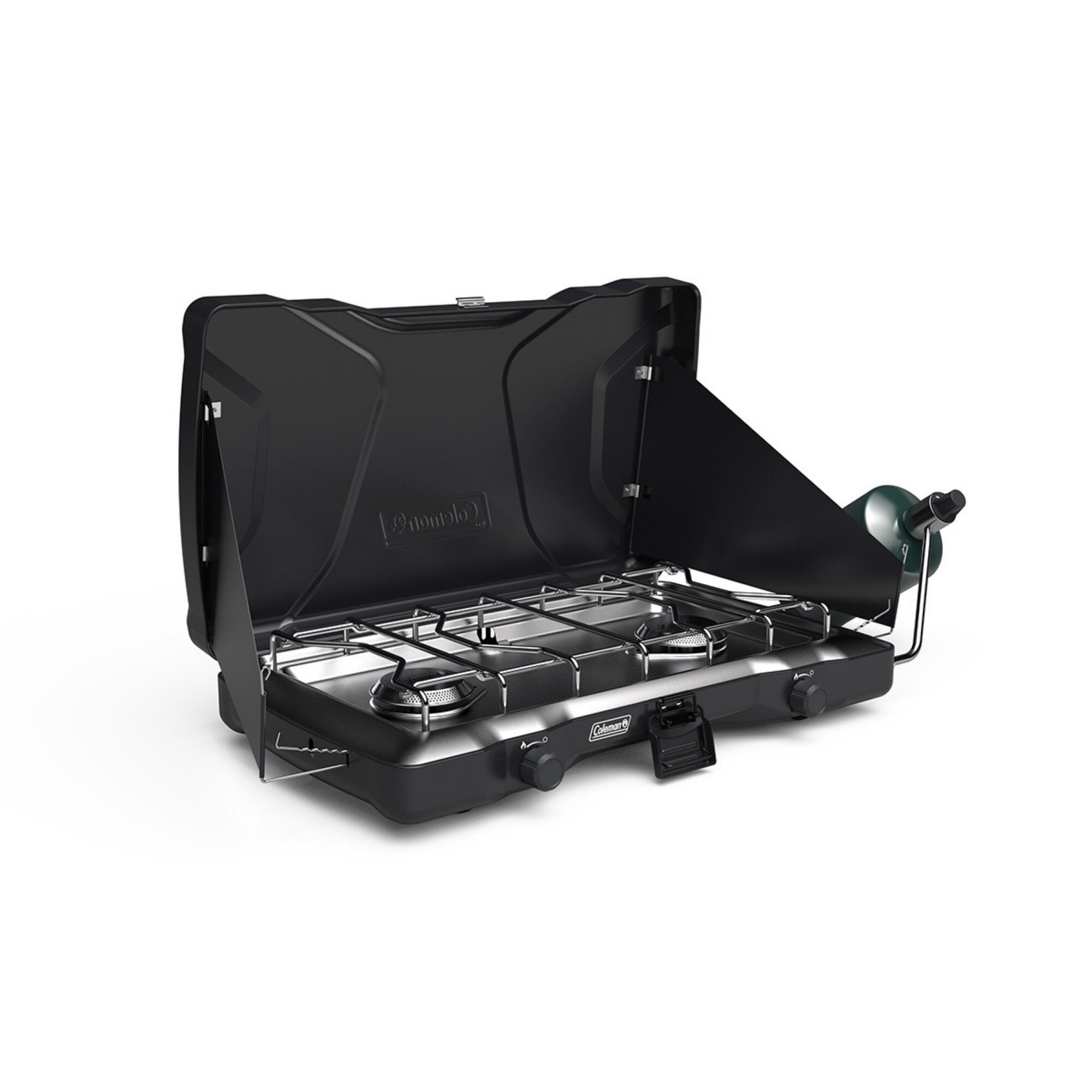 Coleman Triton™ 2-Burner Propane Camping Stove | Black
