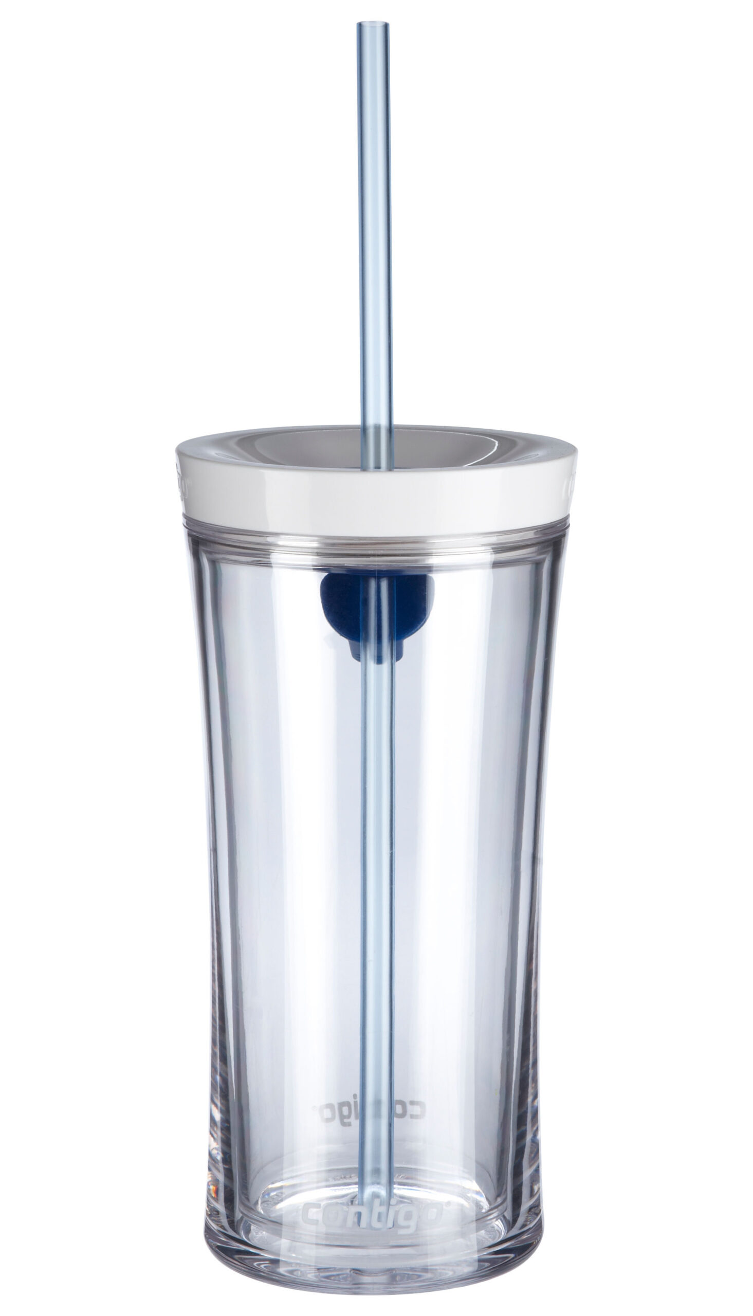 Contigo AUTOCLOSE® Shake & Go® 20oz | Tumbler | Clear & Monaco | Cup Holder