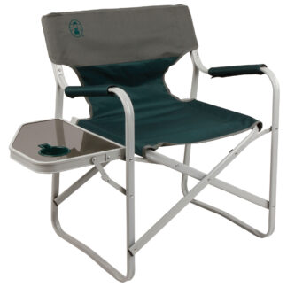 Coleman Outpost™ Deck Chair | Green | Cup Holder | Strong Steel Frame