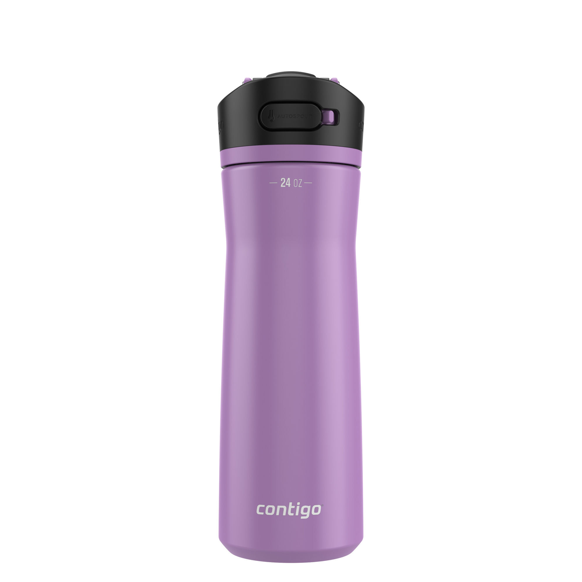 Contigo® Ashland Chill 2.0 Stainless Steel Water Bottle with AUTOSPOUT® Lid | 24oz | Pansy | Cup Holder