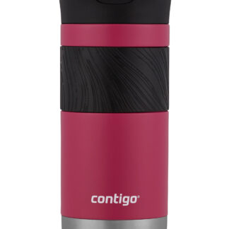 Contigo® Byron 2.0 Stainless Steel Travel Mug with SNAPSEAL™ Lid and Grip | 16oz | Dragon Fruit | Cup Holder